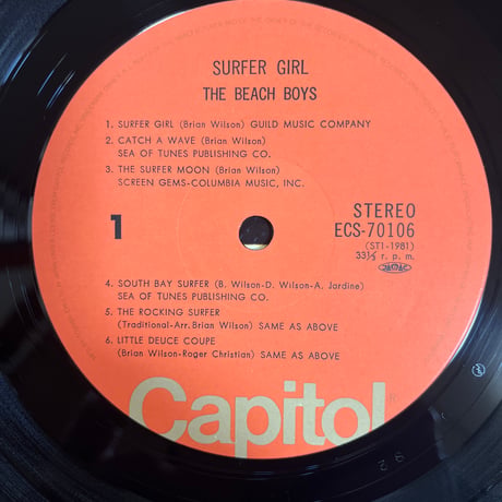 THE BEACH BOYS/ SURFER GIRL