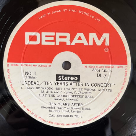 TEN YEARS AFTER/ UNDEAD