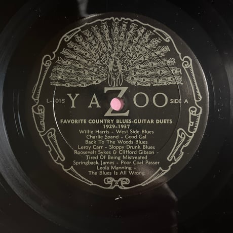 V.A./FAVORITE COUNTRY BLUES PIANO- GUITAR DUETS