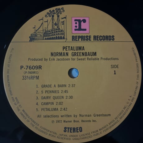 NORMAN GREENBAUM/ PETALUMA