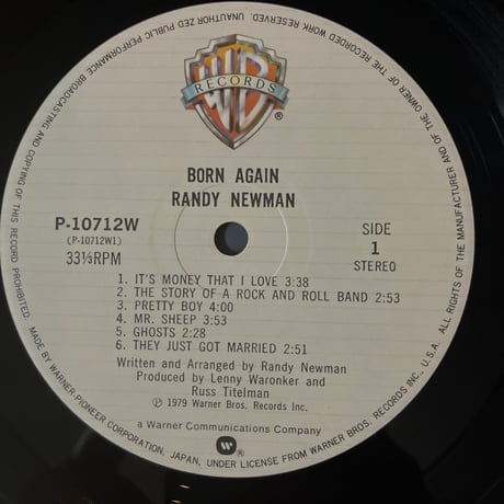 RANDY NEWMAN/ BORN AGAIN