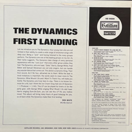 THE DYNAMICS/ FIRST LANDING