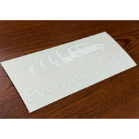 Evolving STYLE　進化系（凡人）カッティングステッカー