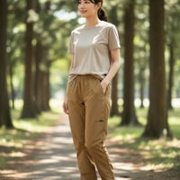 ユニセックス撥水ナイロンパンツ