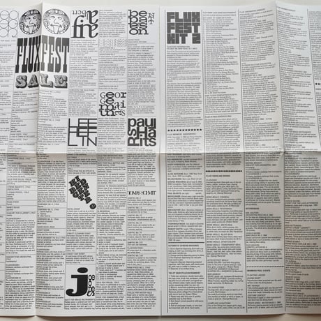George Maciunas 編集 / Fluxus Fest Sale ＋Fest Kit ２