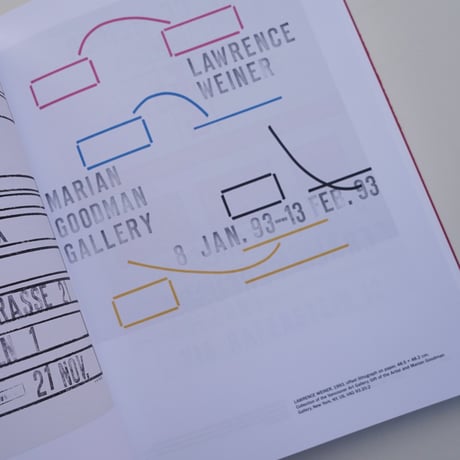 Lawrence Weiner ローレンス・ウェイナー  THE LAWRENCE WEINER POSTER ARCHIVE (1965-2021)