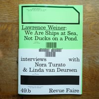 Revue Fair  Lawrence Weiner
