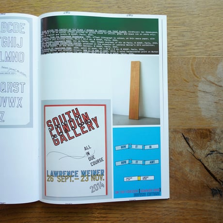 Revue Fair  Lawrence Weiner