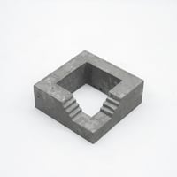 Fragment set (2 pieces) Handmade concrete sculpture
