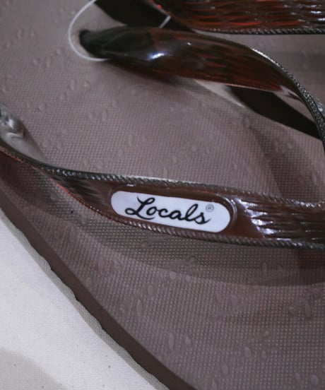 ローカルズ【Locals】日本限定　ビーチサンダル　ブラウン