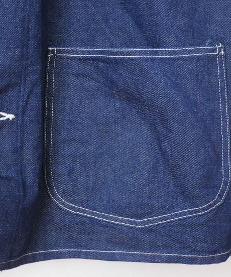 ハツキ【HATSKI】　Cotton Denim Coverall　インディゴ