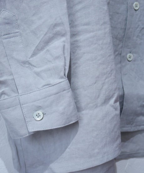 パースプロジェクト【PERS PROJECTS】　VICTOR L/S WIDE FIT SHIRTS　Lt.グレー