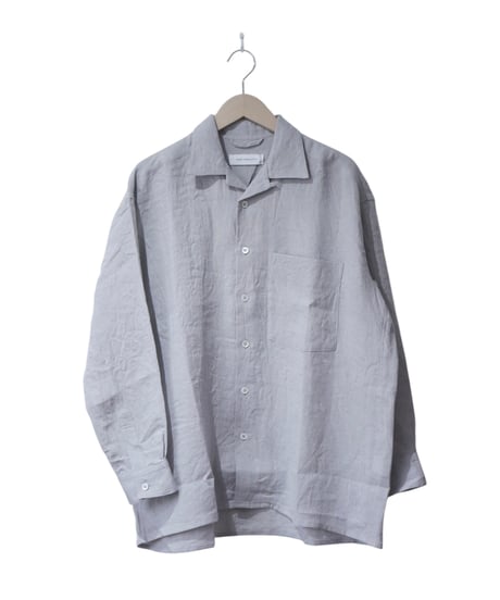 パースプロジェクト【PERS PROJECTS】　VICTOR L/S WIDE FIT SHIRTS　Lt.グレー