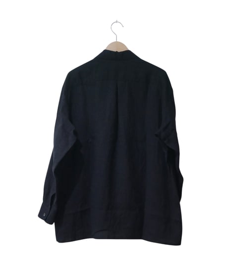 パースプロジェクト【PERS PROJECTS】　VICTOR L/S WIDE FIT SHIRTS　ブラック