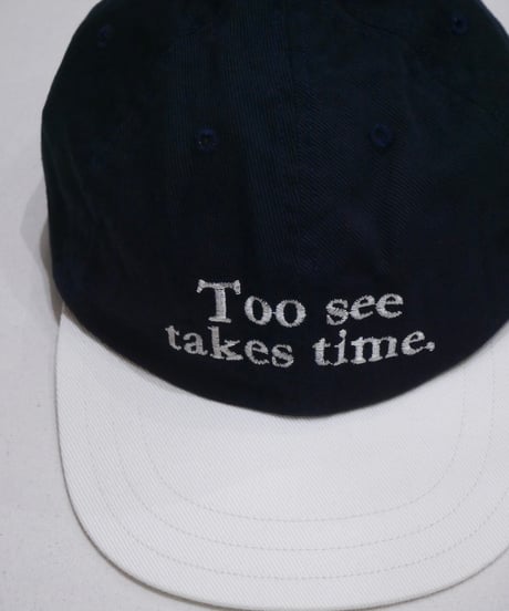 デコー【DECHO】BICOLOR BALL CAP BUCKLE　ネイビー
