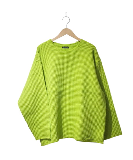 ナプロン【NAPRON】　UNTRIMMED SHIRTS　LIME