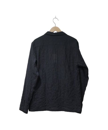 アラン【ARAN】シャーリングパナマドビーシャツ　ブラック