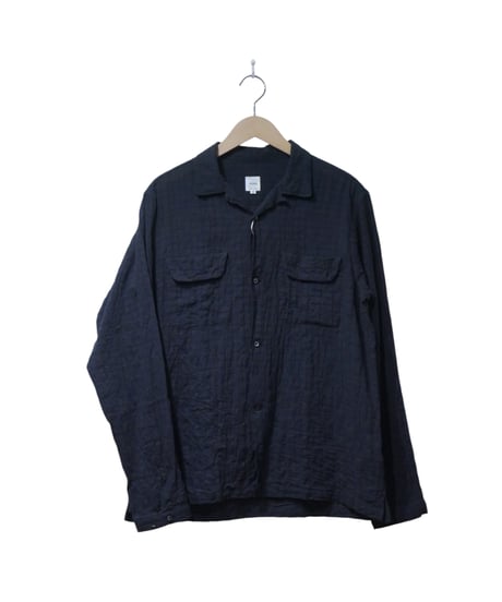 アラン【ARAN】シャーリングパナマドビーシャツ　ブラック
