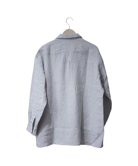 パースプロジェクト【PERS PROJECTS】　VICTOR L/S WIDE FIT SHIRTS　Lt.グレー