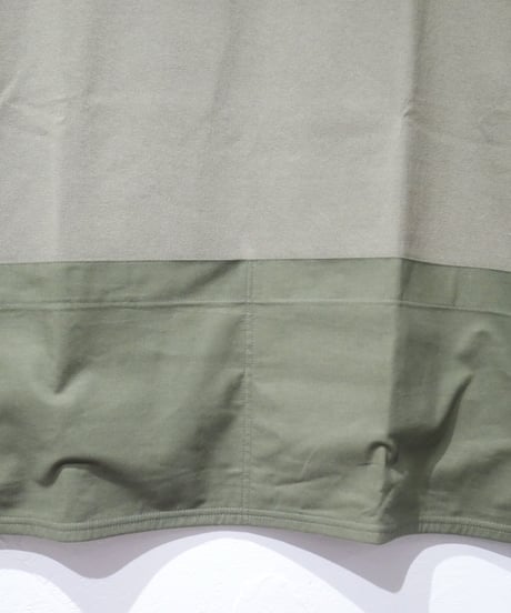 ナプロン【NAPRON】ポケットバスクシャツ S/S　オリーブ