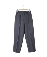 マニュアルアルファベット【manualalphabet】STRECH TWILL EASY PANTS　チャコール
