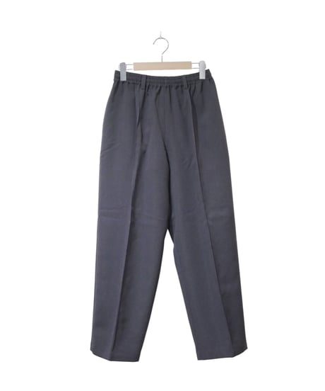 マニュアルアルファベット【manualalphabet】STRECH TWILL EASY PANTS　チャコール