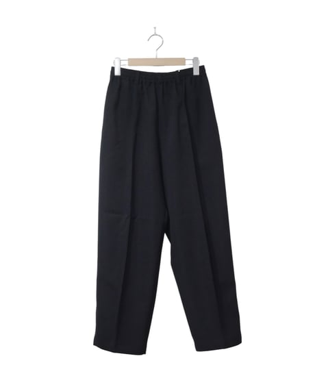マニュアルアルファベット【manualalphabet】STRECH TWILL EASY PANTS　ブラック
