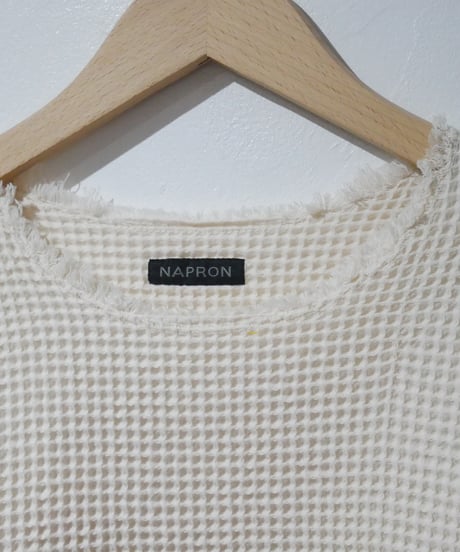 ナプロン【NAPRON】　UNTRIMMED SHIRTS　NATURAL