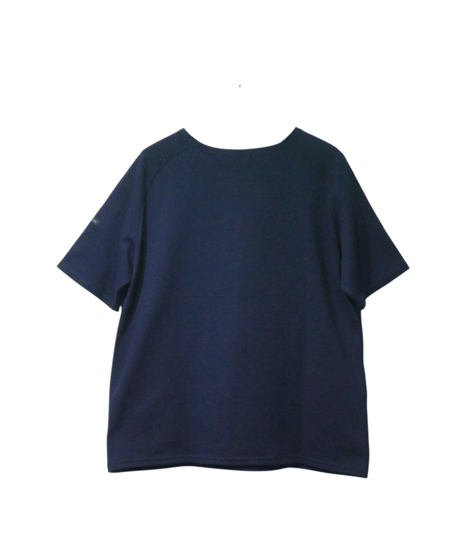 ナプロン【NAPRON】ポケットバスクシャツ S/S　ネイビー
