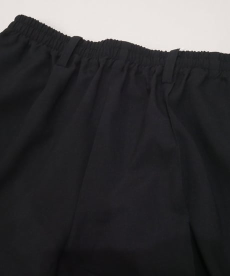 マニュアルアルファベット【manualalphabet】STRECH TWILL EASY PANTS　ブラック