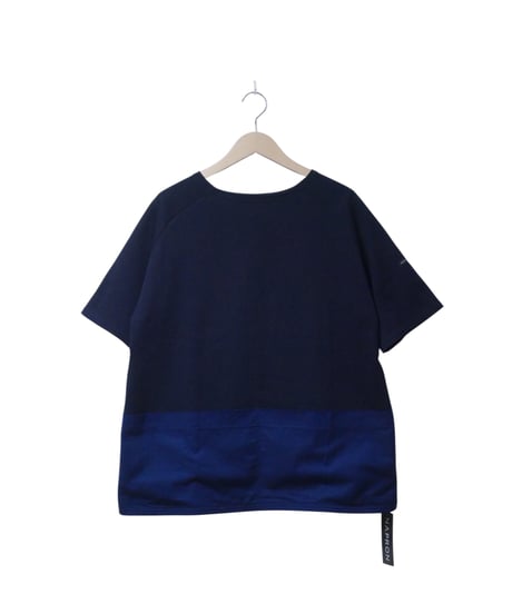 ナプロン【NAPRON】ポケットバスクシャツ S/S　ネイビー