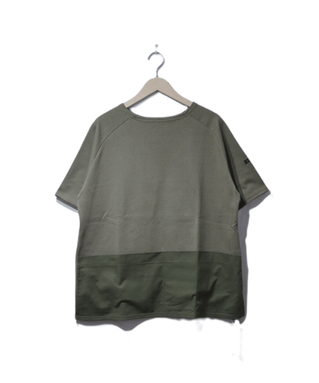 ナプロン【NAPRON】ポケットバスクシャツ S/S　オリーブ