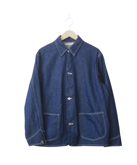 ハツキ【HATSKI】　Cotton Denim Coverall　インディゴ