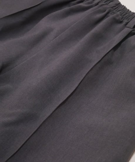 マニュアルアルファベット【manualalphabet】STRECH TWILL EASY PANTS　チャコール