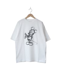 ジョンブル【JOHNBULL】MICKEY MOUSE Embroidery Tシャツ　ホワイト