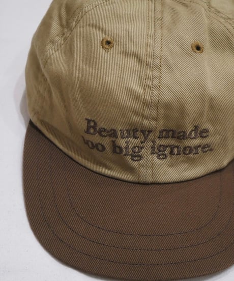 デコー【DECHO】BICOLOR BALL CAP BUCKLE　ベージュ