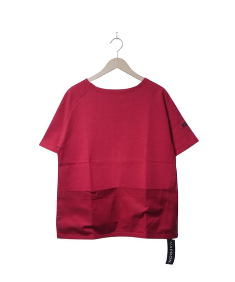 ナプロン【NAPRON】ポケットバスクシャツ S/S　レッド