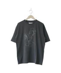 ジョンブル【JOHNBULL】MICKEY MOUSE Embroidery Tシャツ　チャコール
