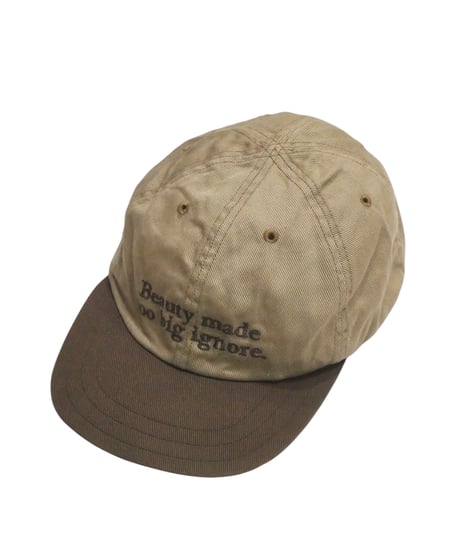 デコー【DECHO】BICOLOR BALL CAP BUCKLE　ベージュ