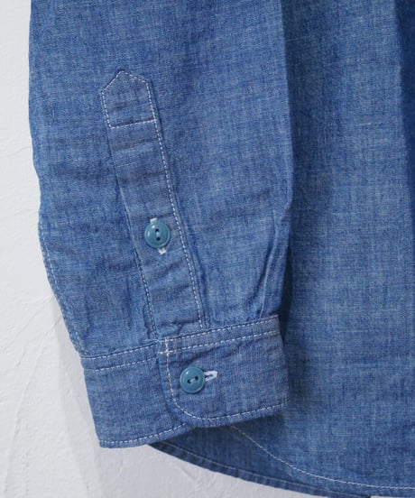 ティグルブロカンテ【TIGRE BROCANTE】　4.5ozシャンブレーレギュラーワークシャツ　インディゴ