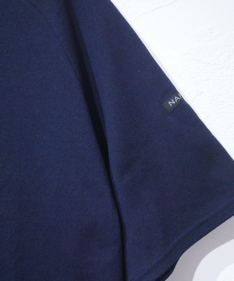 ナプロン【NAPRON】ポケットバスクシャツ S/S　ネイビー