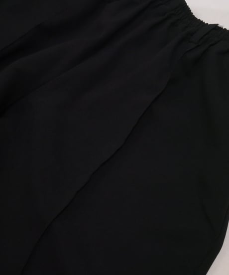 マニュアルアルファベット【manualalphabet】STRECH TWILL EASY PANTS　ブラック