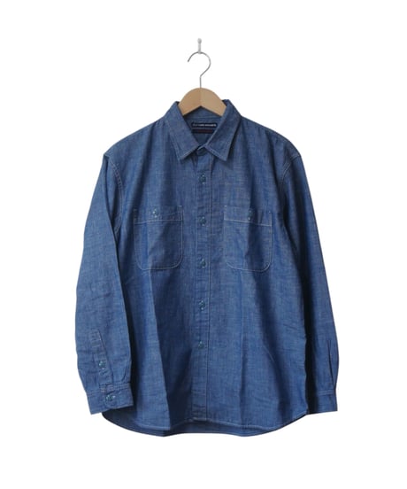 ティグルブロカンテ【TIGRE BROCANTE】　4.5ozシャンブレーレギュラーワークシャツ　インディゴ