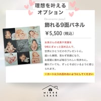 飾れる9面パネル