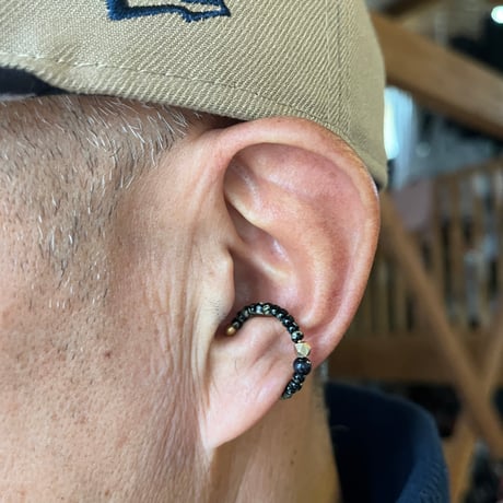 タイガーアイ　Ear Cuff