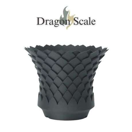 【Dragon Scale】アガベ専用デザイン植木鉢。3Dプリントで軽量・通気性抜群の機能美鉢