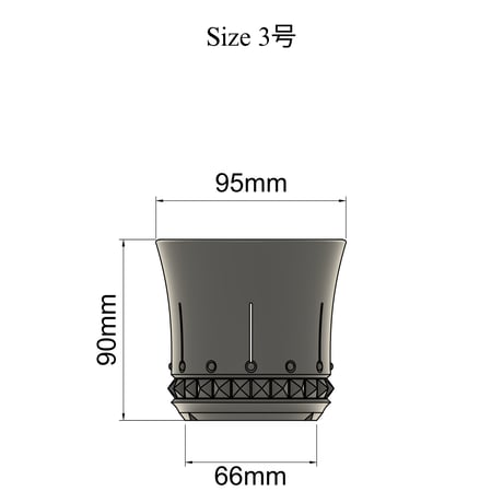 【The Studs】アガベ専用デザイン植木鉢。3Dプリントで軽量・通気性抜群の機能美鉢