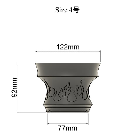 【Flame】アガベ専用デザイン植木鉢。3Dプリントで軽量・通気性抜群の機能美鉢