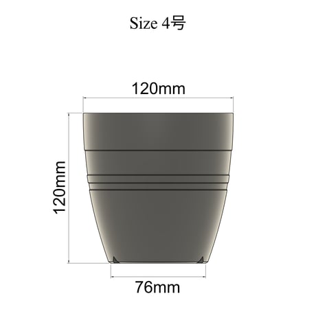 【Orbit】アガベ専用デザイン植木鉢。3Dプリントで軽量・通気性抜群の機能美鉢