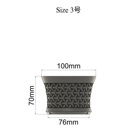 【Tri Mesh】アガベ専用デザイン植木鉢。3Dプリントで軽量・通気性抜群の機能美鉢
